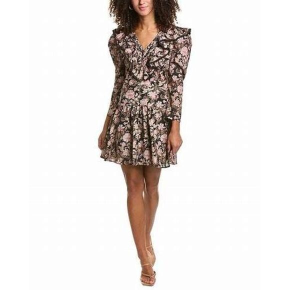 St. Roche NWT Hatfield Mini Dress in Belladonna Sz 4 - Picture 4 of 6